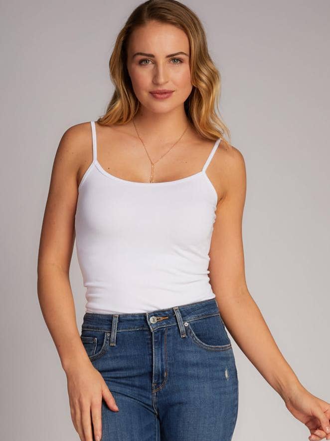 Bamboo Spaghetti-Strap Camisole- CEBT1106 for wholesale by C'est Moi Clothing Co