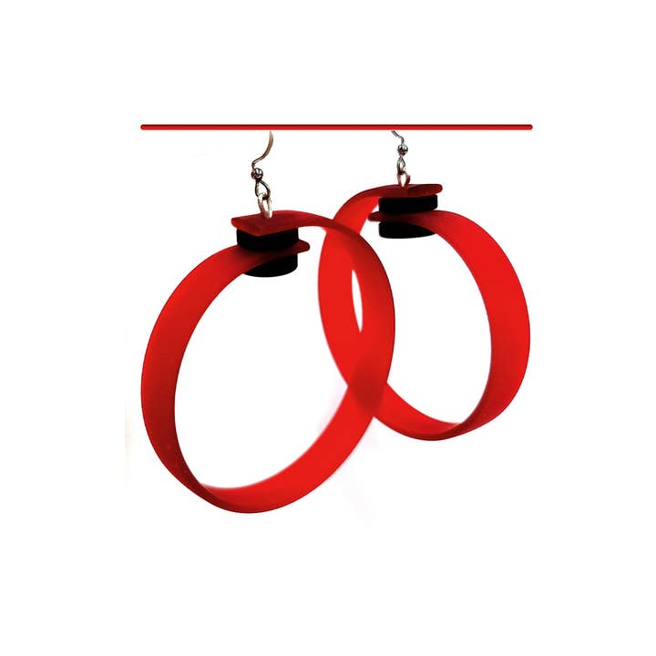 ALEX+SVET - Wholesale Hoop Earrings - ORA rubber hoop earrings ESSENTIALS line4
