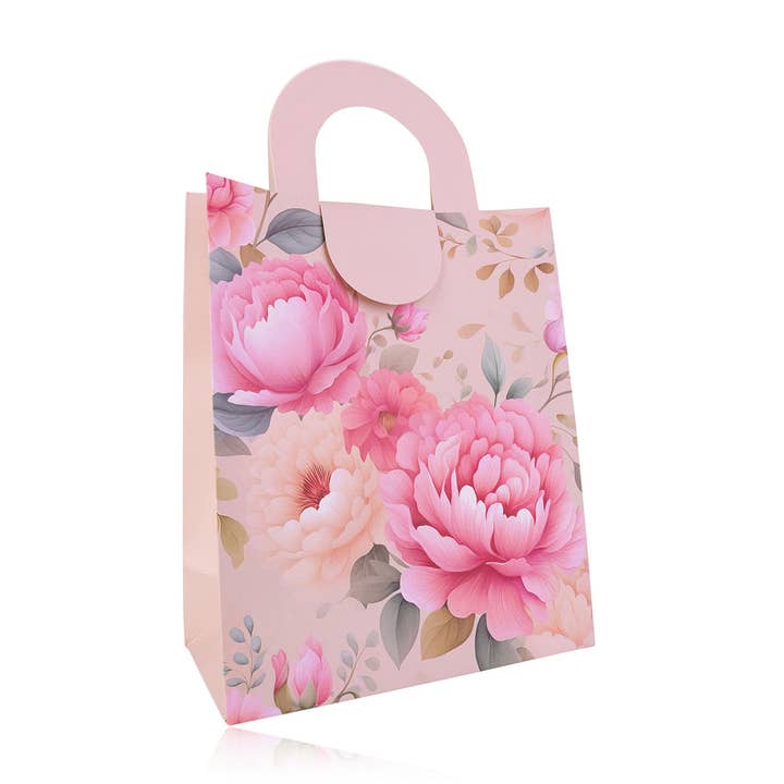 Accentra - Wholesale Gift Bag - Gift Bag FLOWERS 5 M Paper Bag, assorted in 4 designs2