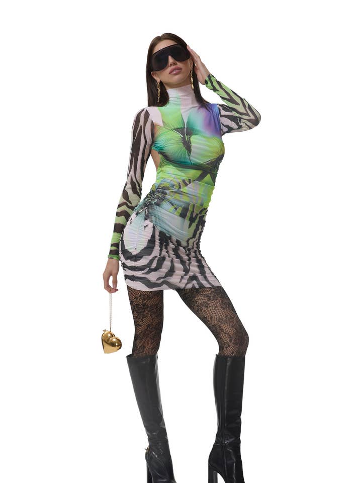 Vestido Lavinia - Cebra Fleur para venta al por mayor de AFRM