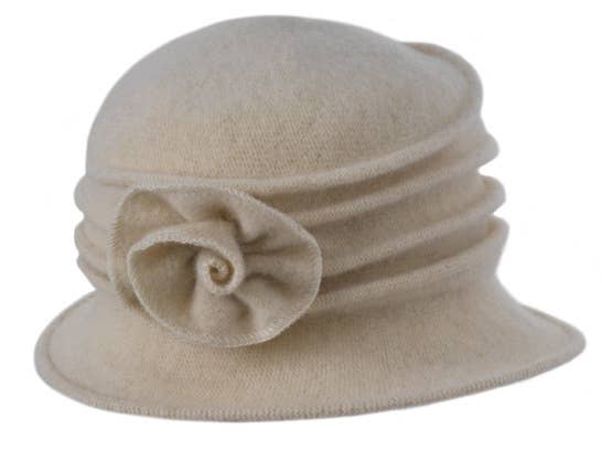 Toucan Hat Company/ Carole Amper – wholesale Cloche hat – Women’s – Wool Rose Cloche 2