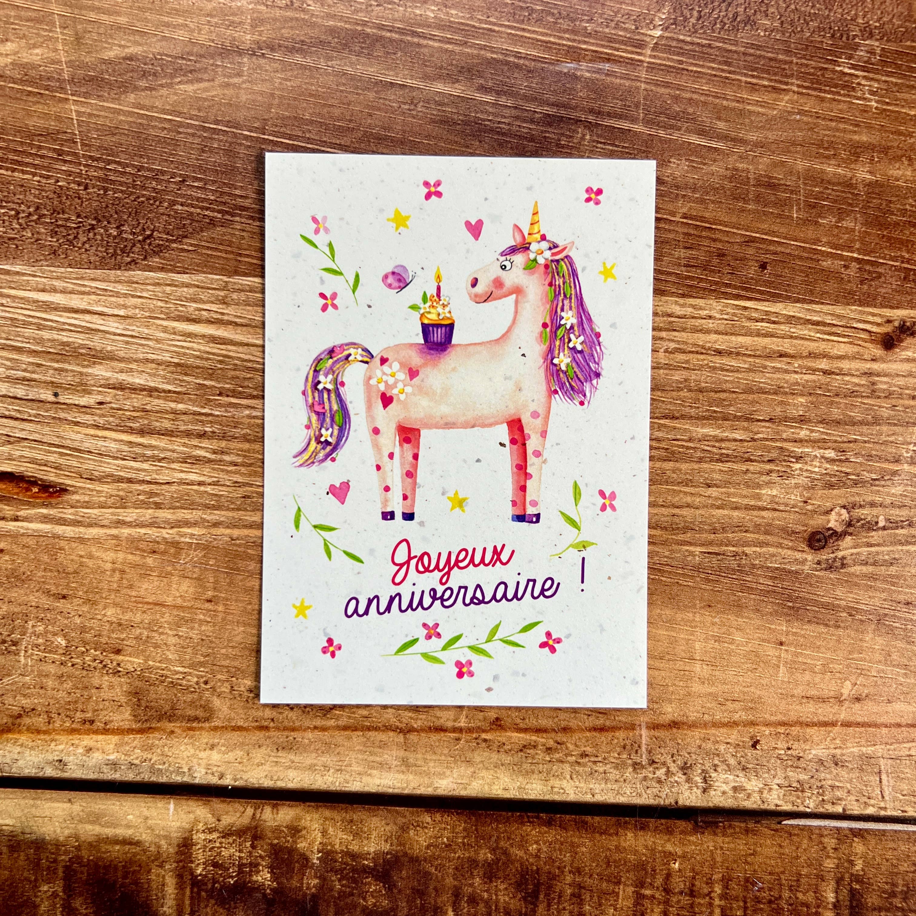 Les cartes de Lulu - Venta al por mayor Tarjetas de cumpleaños - Postal ilustrada de cumpleaños tamaño A6 para niños3