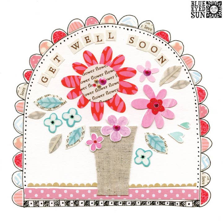 Blue Eyed Sun – wholesale Get well card – Get Well Soon - Fiesta