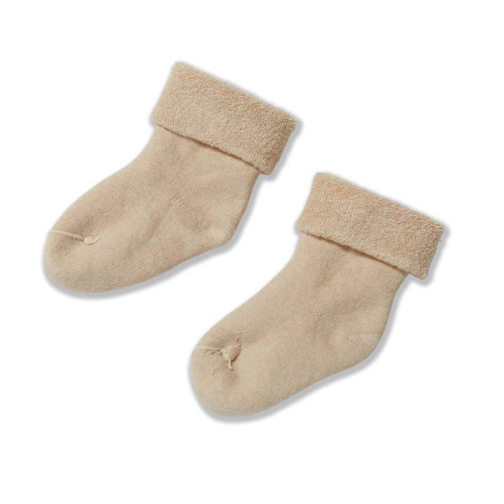 Fibre for Good - Wholesale Socks - Kids - Undyed organic cotton 3 pack plain socks