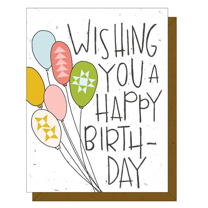 Wishing You a Happy Birthday - Gift Card for wholesale by Kati Cupcake