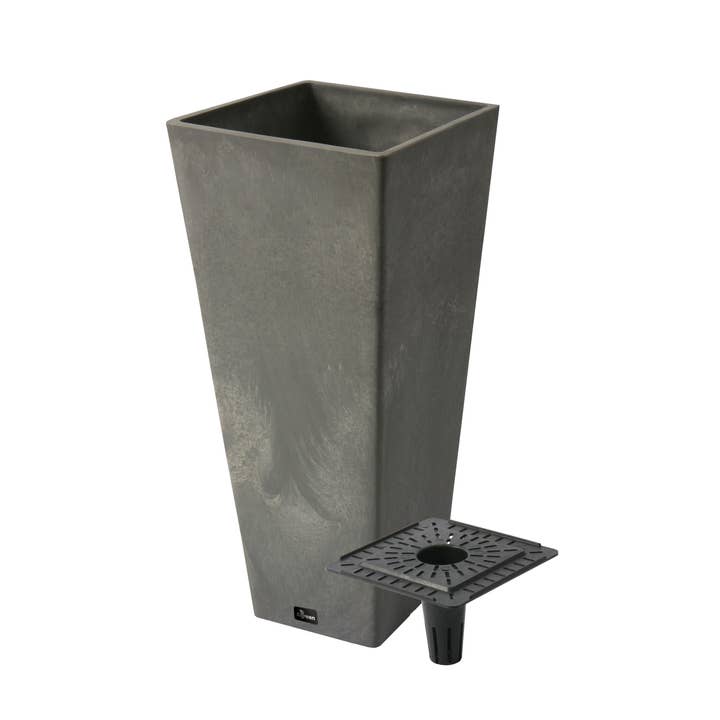 Algreen - Wholesale Planter Box - 24" Valencia Square Planter w/ Water Tray8