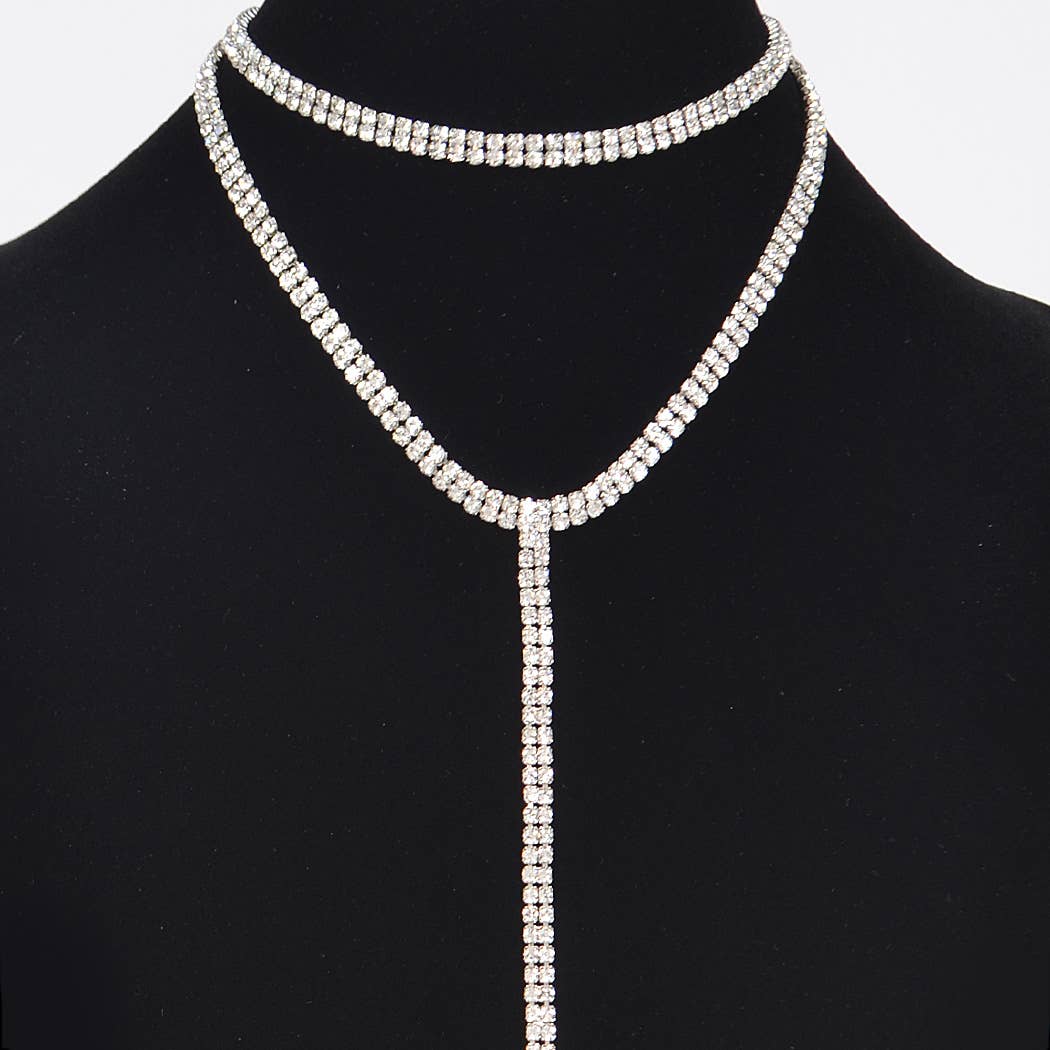 3AM BY H&D ACCESSORIES – Engroshandel Choker/colliers – Fashionista lang Choker halskæde0