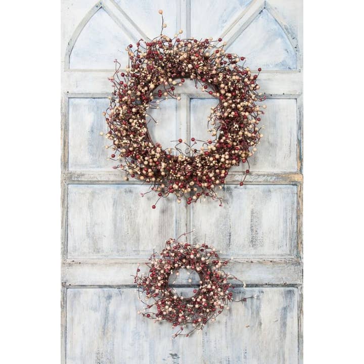 KMI International Corp. - Wholesale Wreath - Berry Wreath Set, 2 - Vibrant Berry Blend