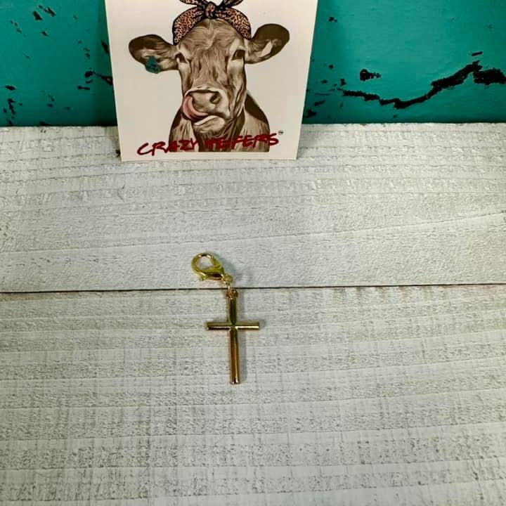 Crazy Heifers Wholesale - Wholesale Individual Charm/Pendant - Clip-on Charms Gold Tone V438