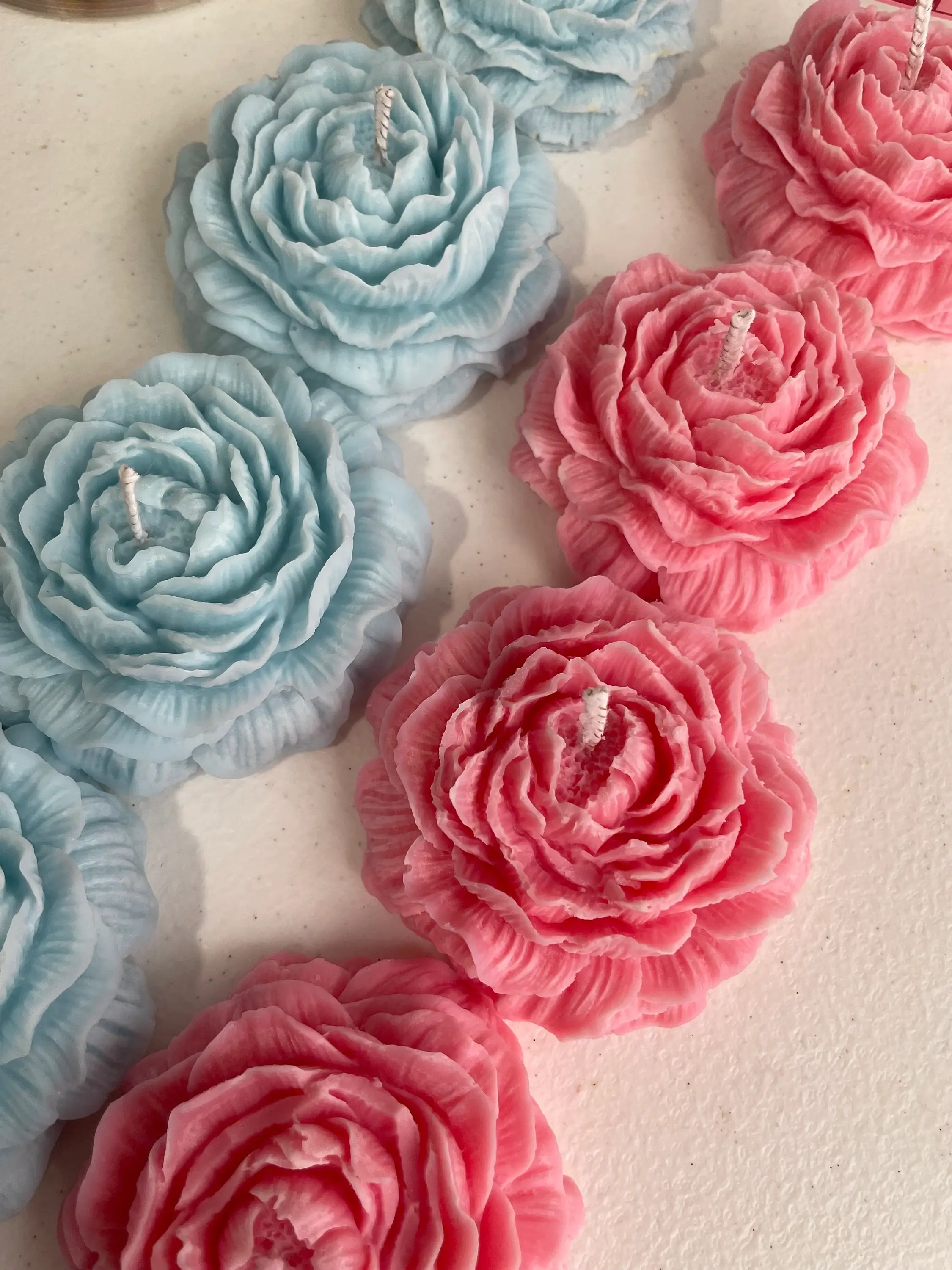 Akivodu Candles - Wholesale Zuilkaars - Pioenroos geurkaars - meerdere kleuren en geuren6