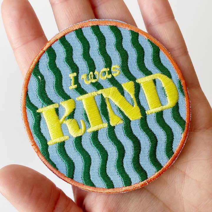 Jeg var Kind Broderet Patch for engroshandel hos Olive & Company