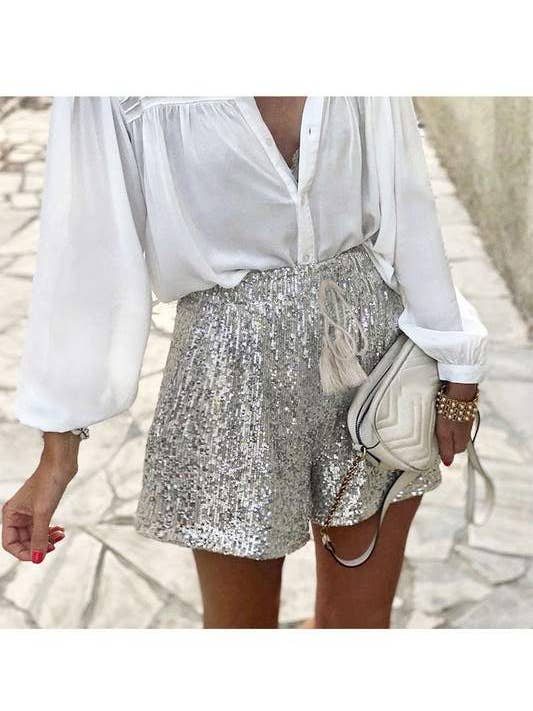 sequins elastic band shorts and other Purchase Wholesale sequin shorts. Free Returns & Net 60 Terms on Faire trending on Faire.