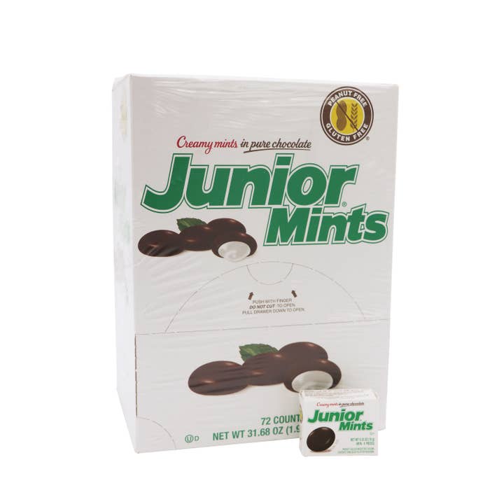 Grandpa Joe's Candy Shop - Wholesale Chocolate Box - Junior Mints Mini Boxes, 72ct