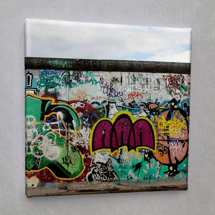 #00168 Wall 12 Street Art Billede på lærred for engroshandel hos Eicie