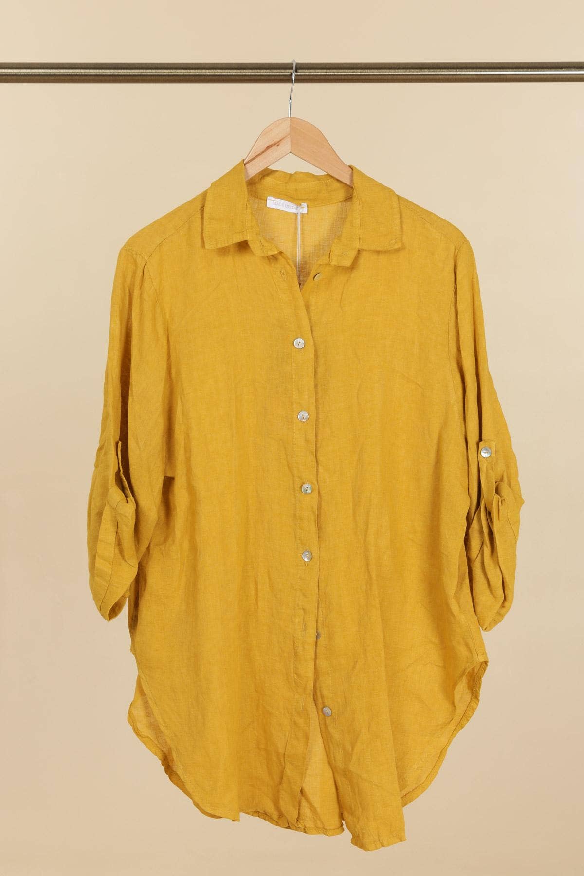 la maison des fibres naturelles - Wholesale Button Down Shirt - Women's - 100% linen shirt 62015912