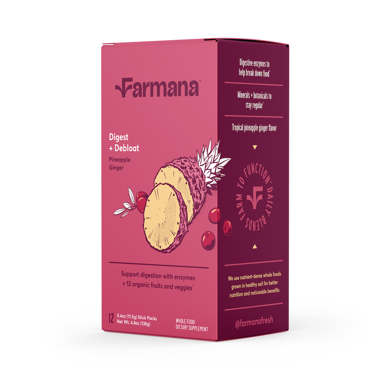 Farmana – Engroshandel Pulver til sunhedsdrik – Fordøj + Oppustethed - Funktionel Superfood Fordøjelsesblanding6