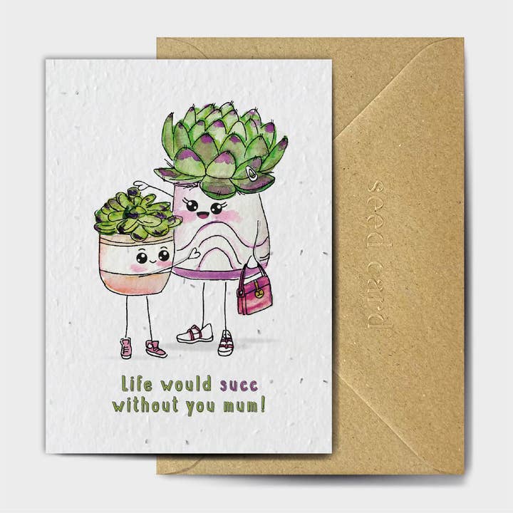 You'Re A Super Succulent for wholesale by The Seed Card Company