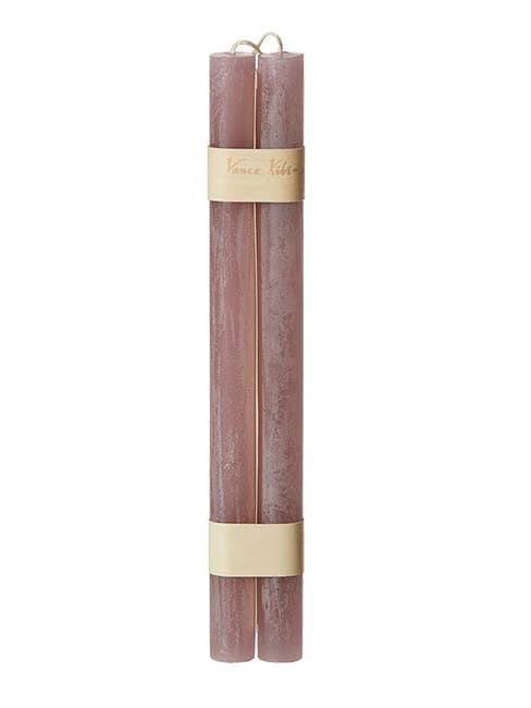 Timber taper candles, set of 2 (hanging), Elderberry for wholesale by Lübech Living