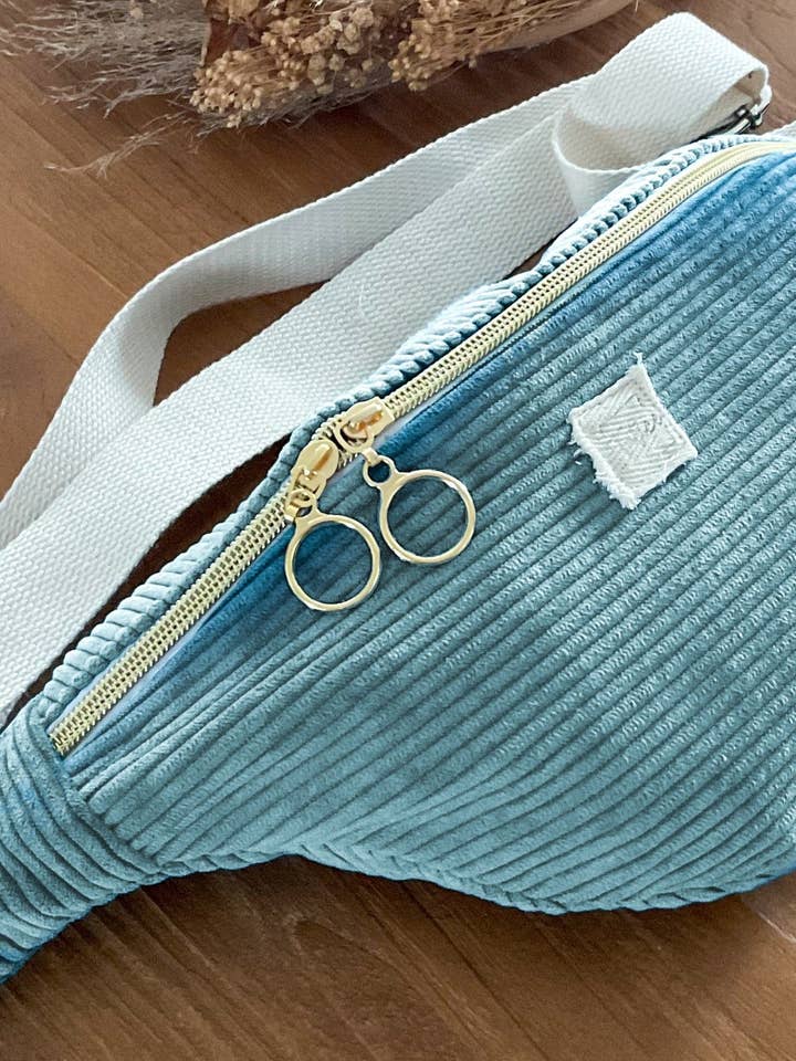 Pochete azul celeste por atacado de Atelier Tatice