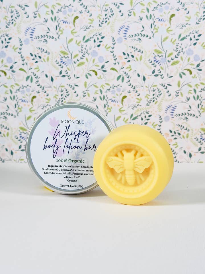 Organic Whisper Body Lotion Bar for wholesale by Moonique