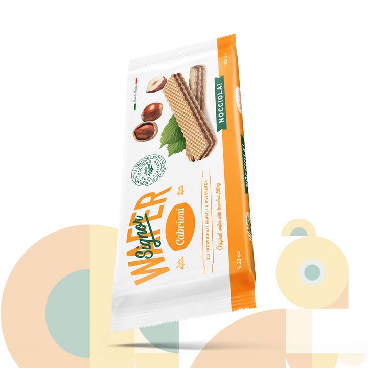 Cabrioni Mr. Hazelnut Wafer for wholesale by Cabrioni