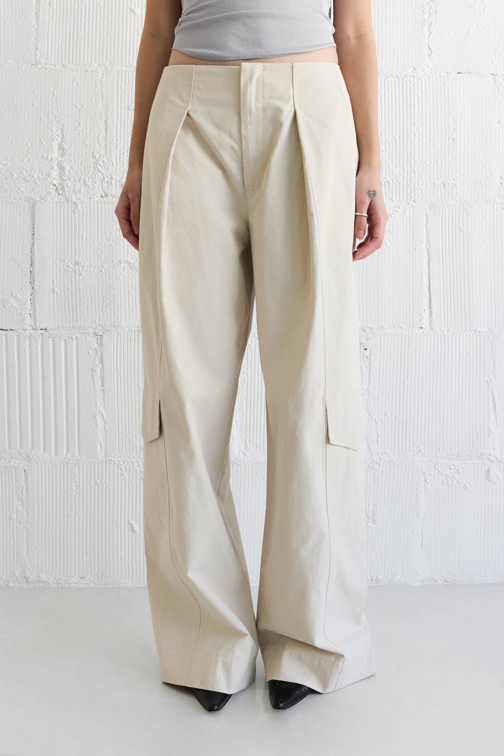 MOD REF - Wholesale Pants - Women's - The Hansen Pants | Wide Leg Utility Pants10