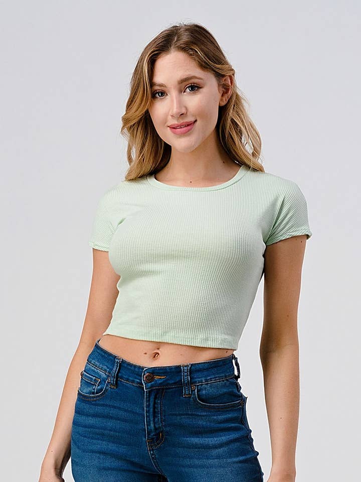 CROPPED BABY T-SHIRT for wholesale by Hashttag