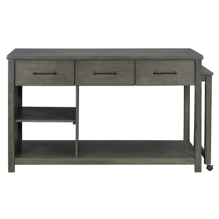 HOMYCASA DESIGN INC - Wholesale Kitchen Storage/Organizer - Extendable Kitchen Island with Power Outlets & Storage29