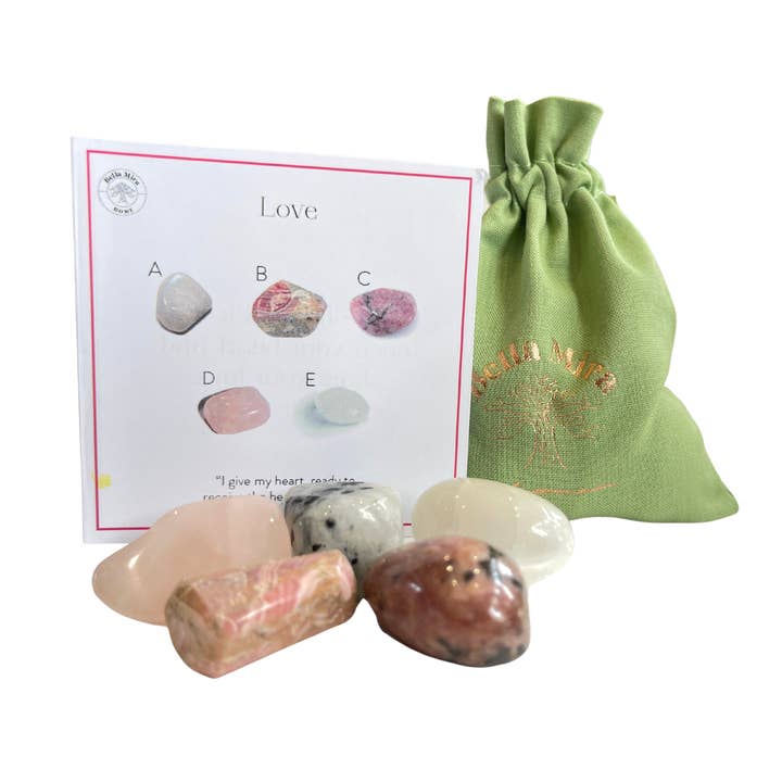 Pacote Presente Love Crystals por atacado de BellaMira Home