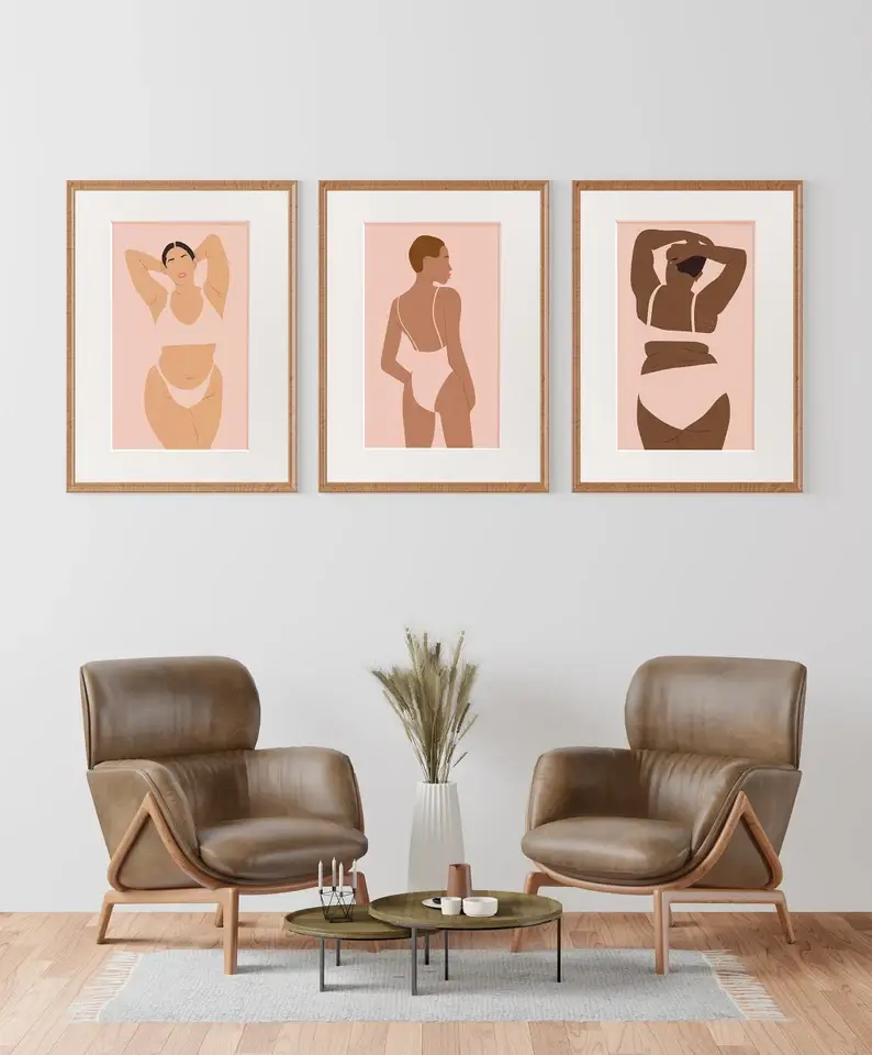 Gioma Atelier - Wholesale Poster - Cecilia - A4 and A3 Wall Print Poster Illustration1