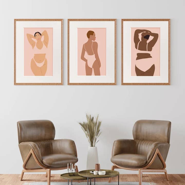 Gioma Atelier - Wholesale Poster - Cecilia - A4 and A3 Wall Print Poster Illustration1