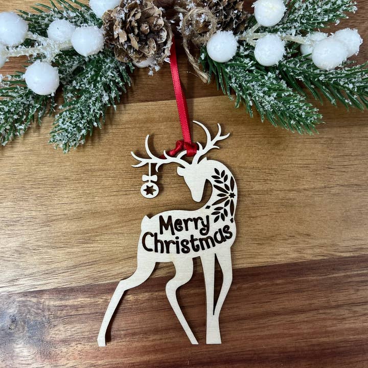 Reindeer Ornament for wholesale by Joseph's Workshop