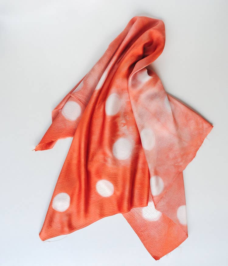 WE GATHER - Wholesale DIY Craft Kit - Shibori Dyeing Kit - Zinnia Orange2