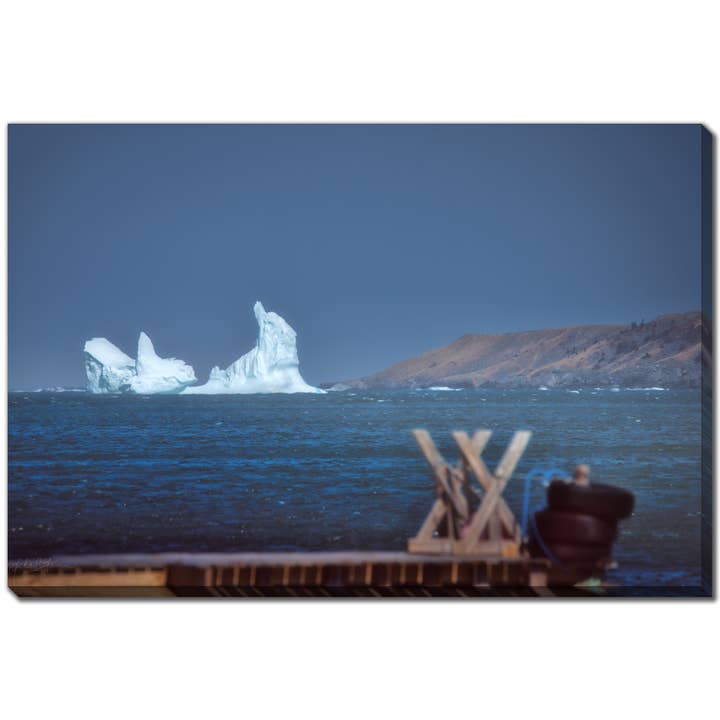 Iceberg Choppy Waters 38x60 Printed Canvas Wall Art for wholesale by Streamline Art