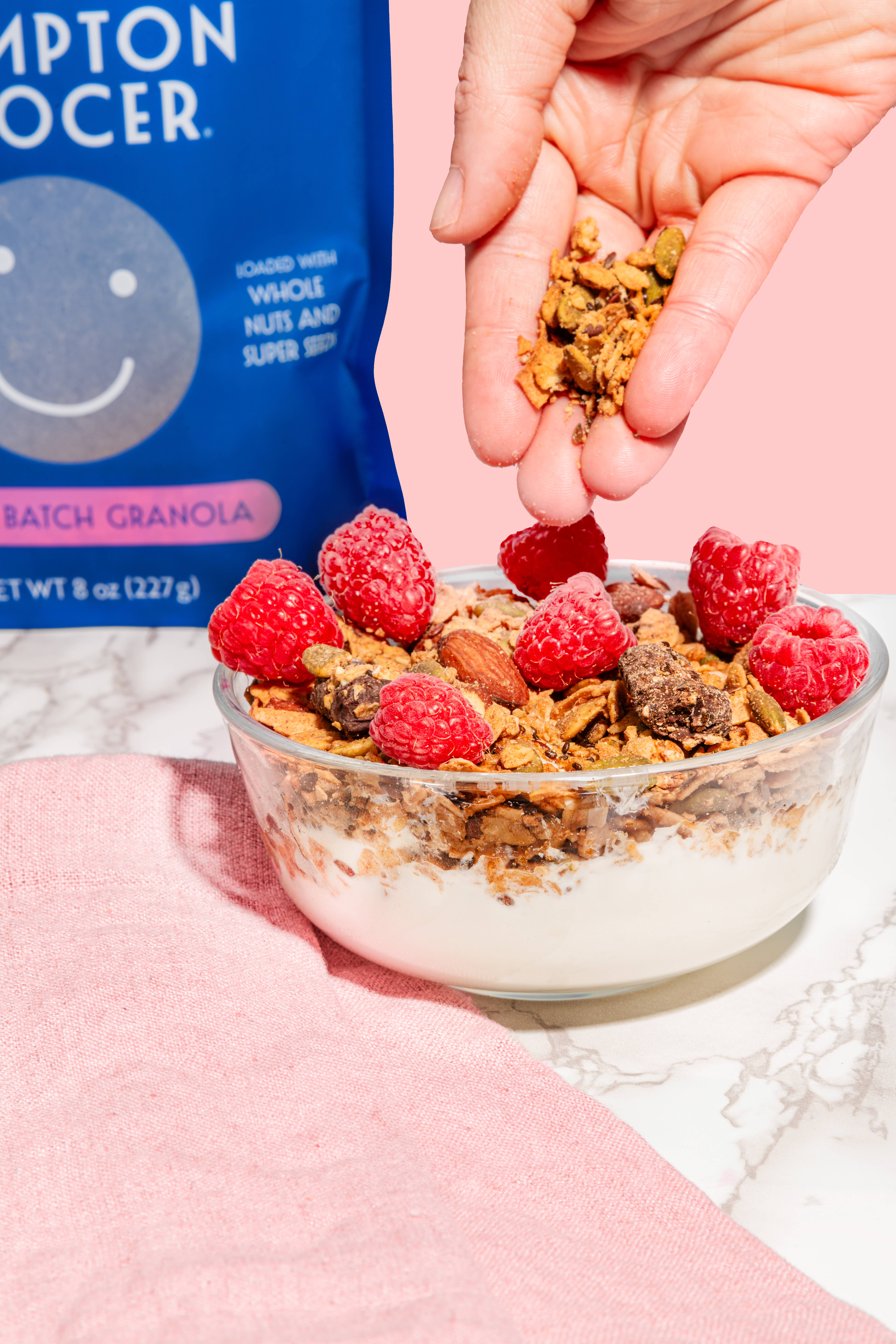 The Hampton Grocer Granola - Wholesale Granola - Almond Butter + Chocolate Chunk Granola1