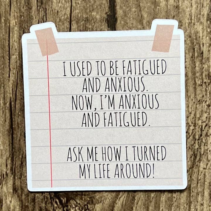 Anxiety & Mental Health Die Cut Stickers for Laptops for wholesale by S&Y Brand Paper co.