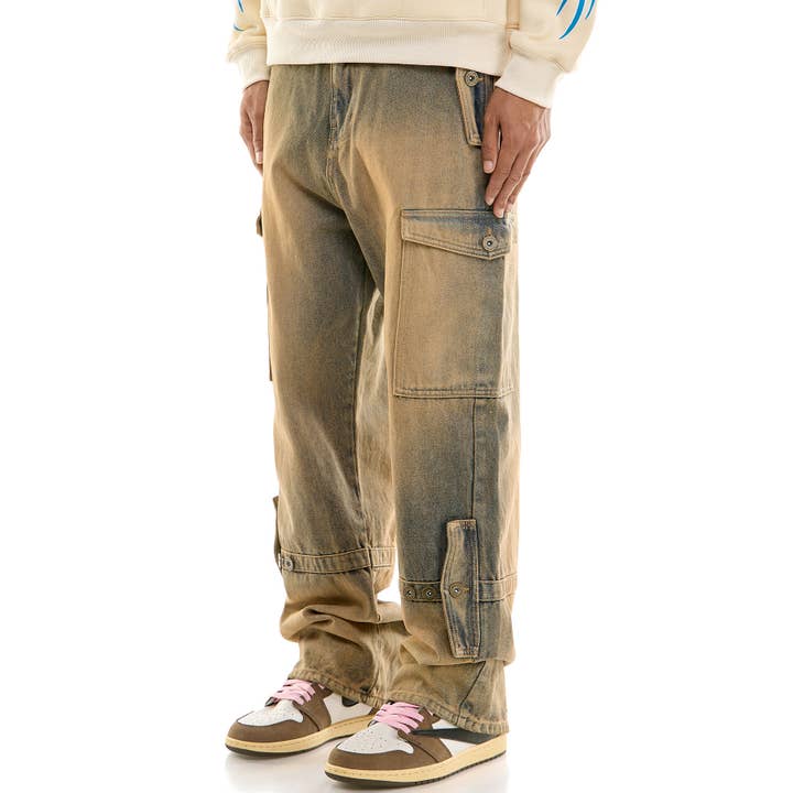 CARGO BAGGY JEANS for wholesale by KDNK