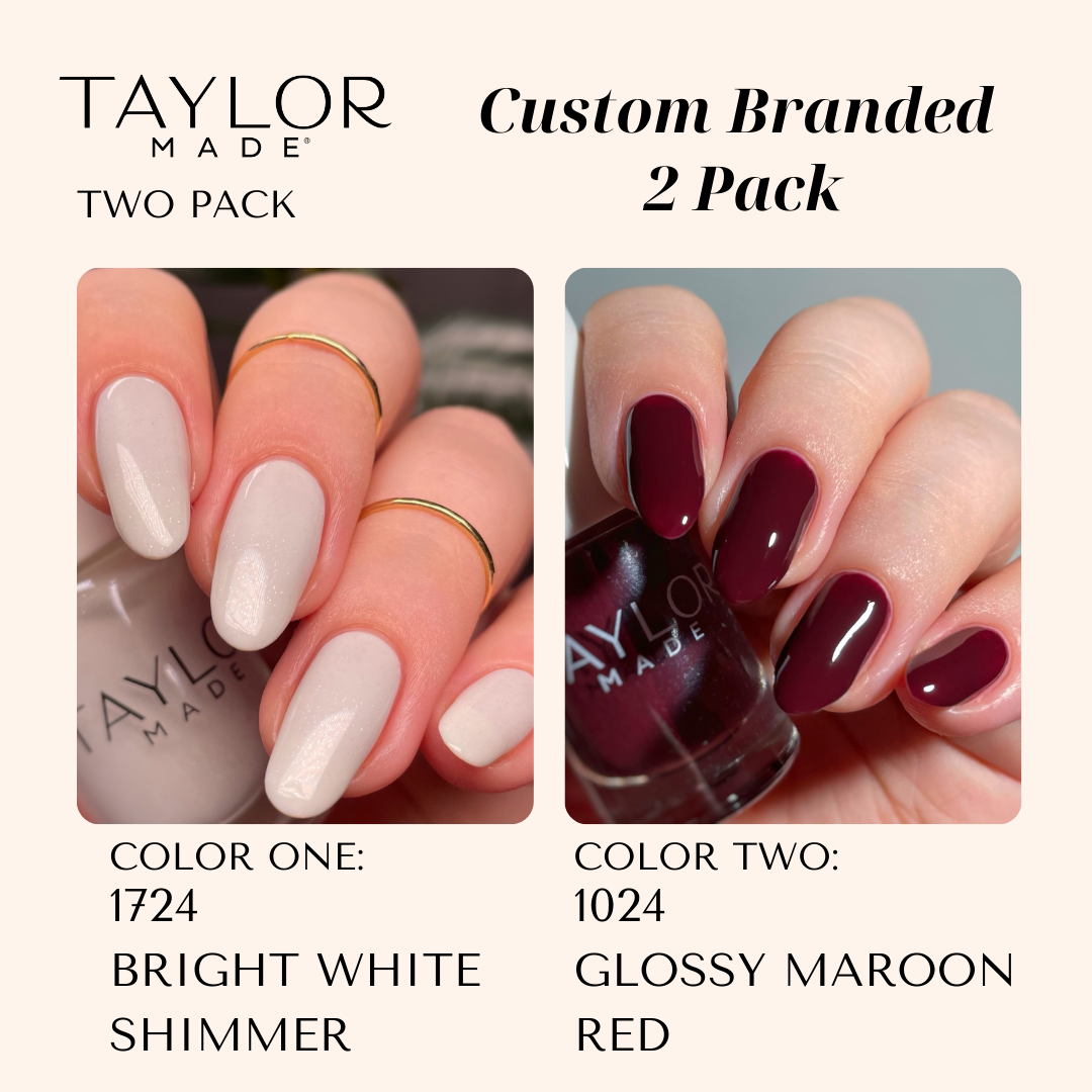 Taylor Made Polish – wholesale Nail polish – Custom Nail Polish: 2 Pack Long-wearing + Vegan + Non-toxic237