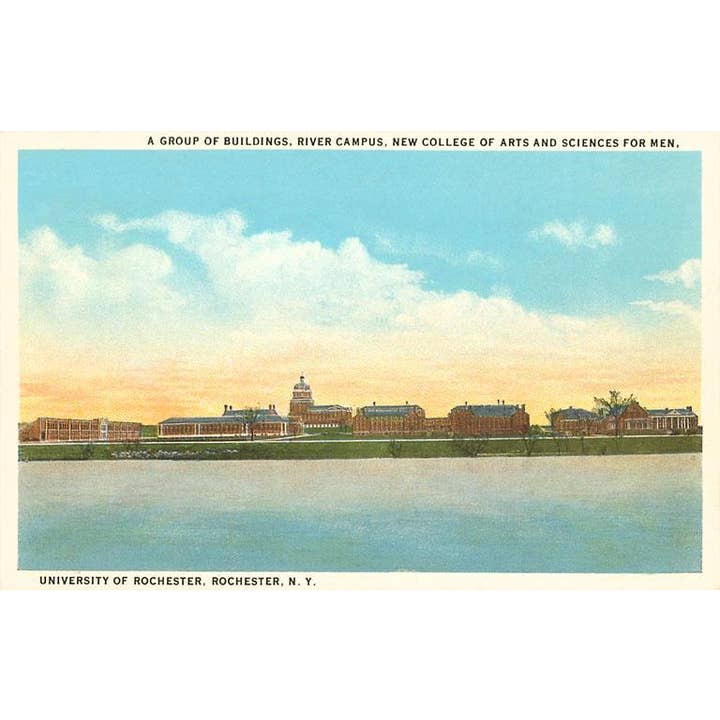 Cartolina NS-52 Università di Rochester, New York per la vendita all'ingrosso da parte di Found Image Press