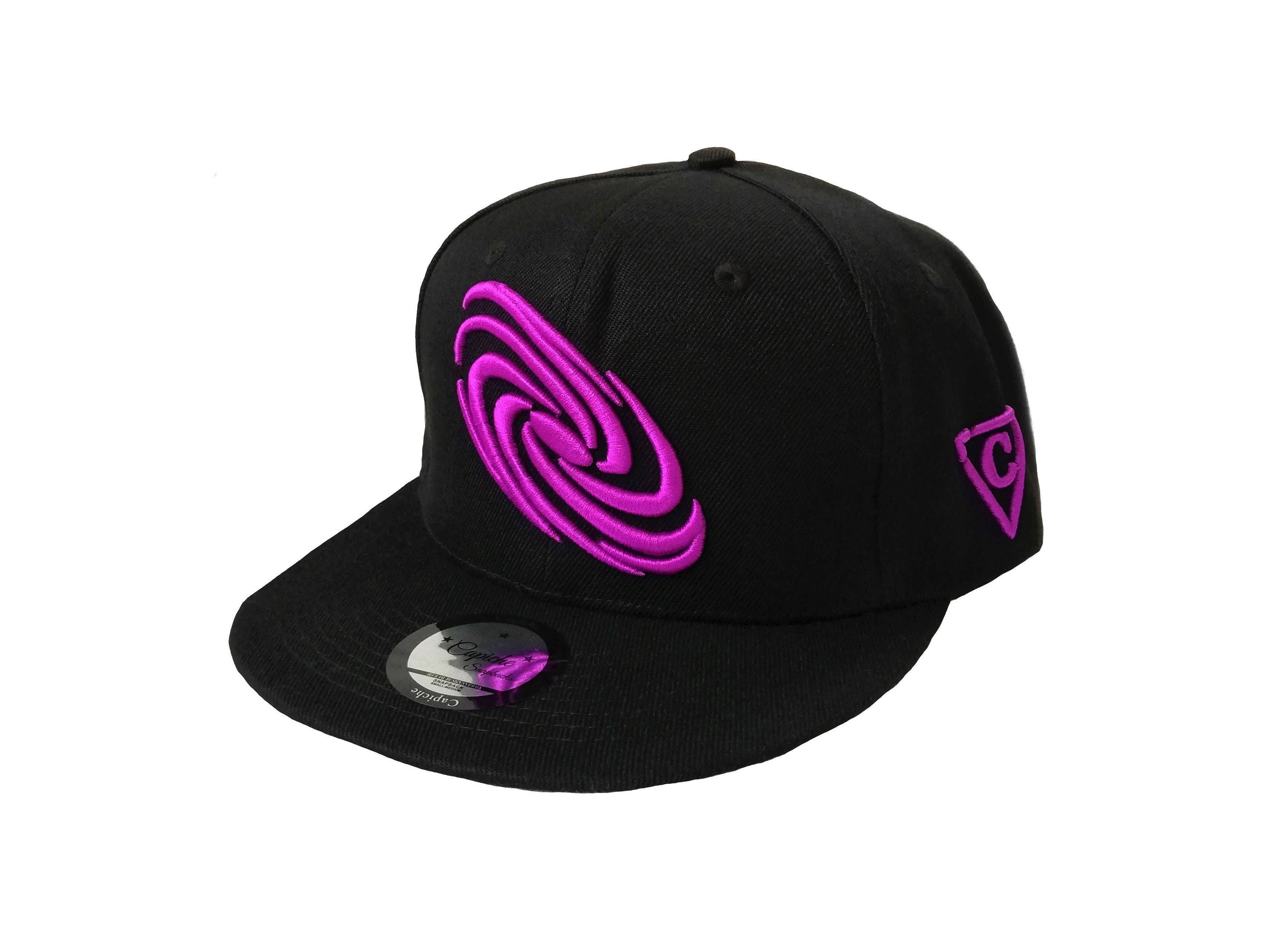Capiche - Wholesale Flat Brim Cap - Men's - Galaxy Mix Snapback - Black8