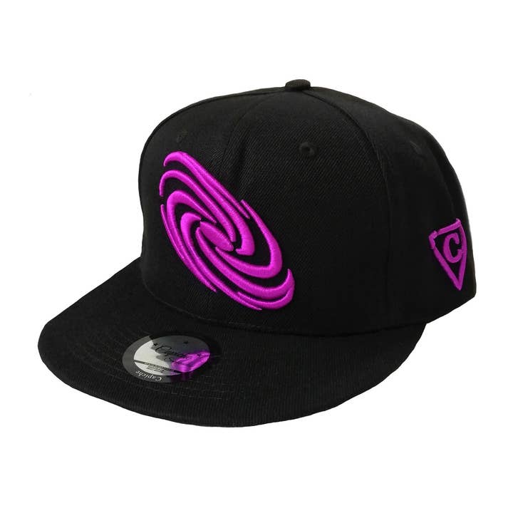 Capiche - Wholesale Flat Brim Cap - Men's - Galaxy Mix Snapback - Black8