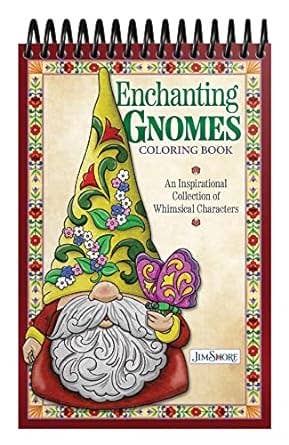 Fox Chapel Publishing - Wholesale Coloring & Activity Book - Adult - Jim Shore Enchanting Gnomes Coloring Book0