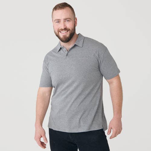 True Classic - Wholesale Polo - Men's - Short Sleeve Shirt | Polo | Heather Gray8