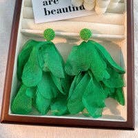 pinkblu02 - Venta al por mayor Pendientes de borla - Pendientes de borla de tela hechos a mano estilo boho para mujer4