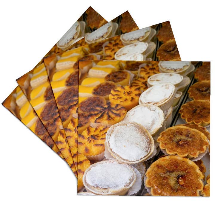 3dRose - Wholesale Coasters - 3dRose, Lisbon, Portugal. PastelDaNata pastries, Portugese national dessert., Coaster