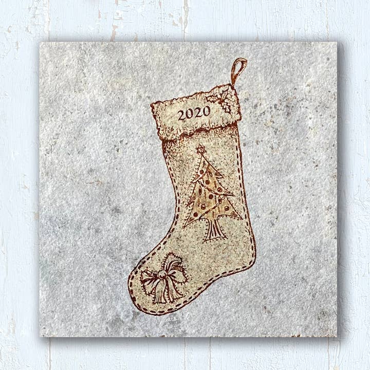 Art de jardin | Piquet de jardin | Chaussette 2020 | 4 « x4" (copie) pour la vente par Art of the Tile