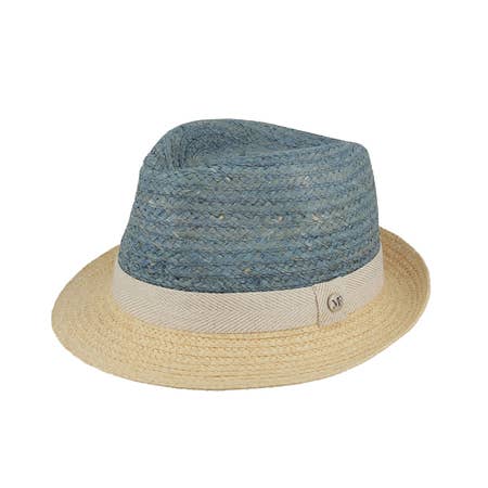 Braided Raffia Hat - 1E449 for wholesale by M BY FLECHET - ESSENTIALS - ALP1