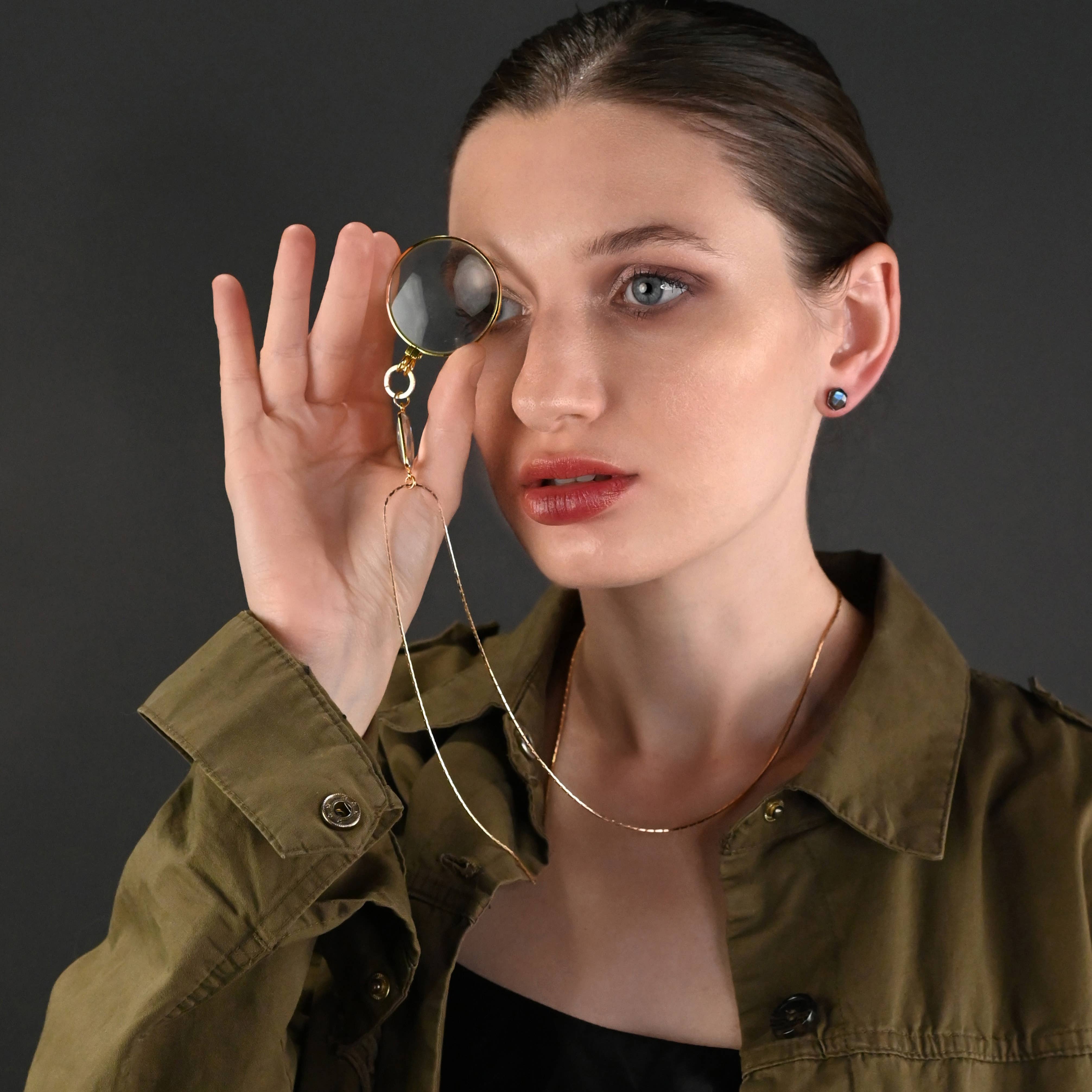 KBD Studio - Wholesale Stud/Post Earrings - Semi Precious Hexagon Gemstone Studs (8mm gold)3