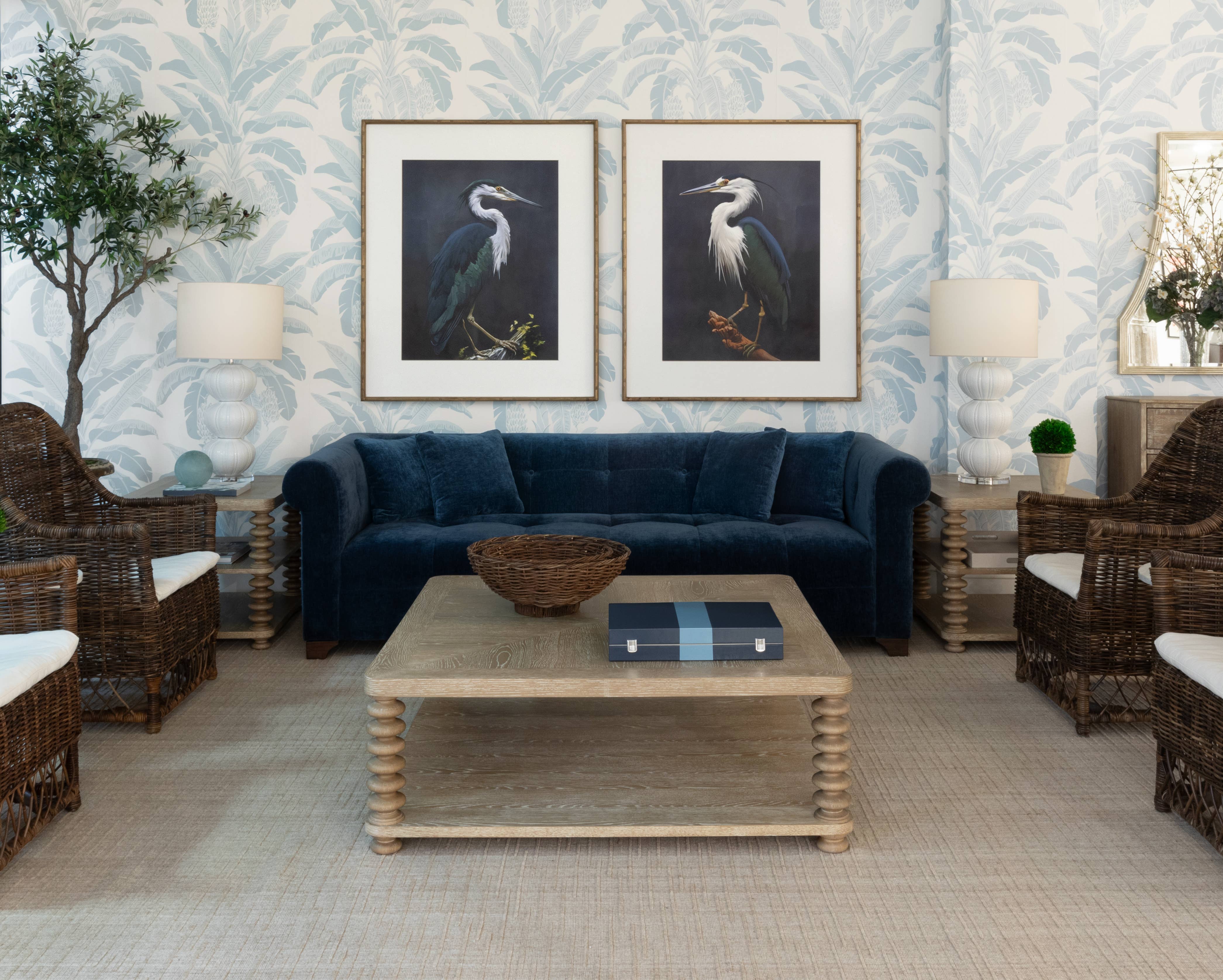 Park Hill Collection - Wholesale Sofa - Tuxedo Sofa, Imperial Indigo8