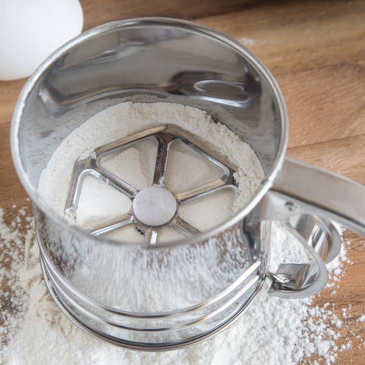 Fox Run Brands - Wholesale Sifter - Fox Run Flour Sifter, 1-Cup, 3.25" x 5.75" x 3.5"